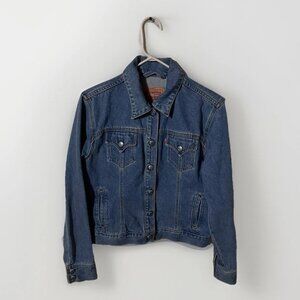 LEVIS STRAUSS CO DENIM JACKET SIZE MEDIUM Women’s Trucker Jean